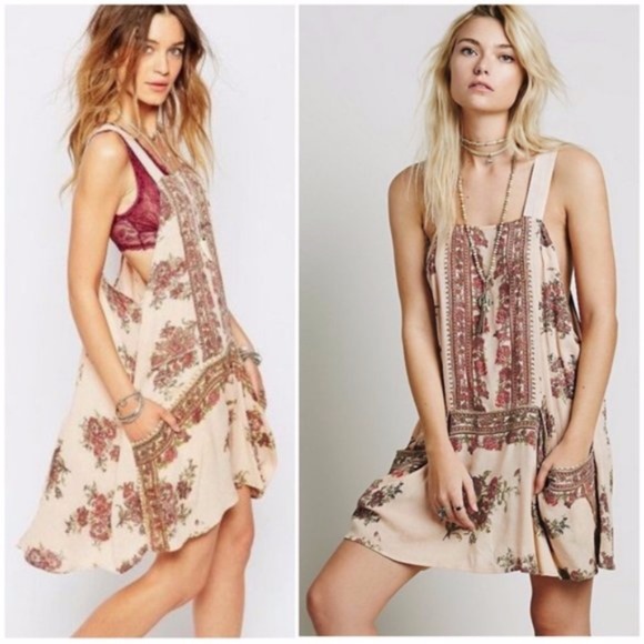 Free People Tops - Free People Paradise Song Floral Tunic Dress XS